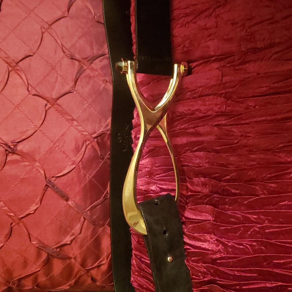 Valentino Men's Gold Belt - Picture 4 of 4